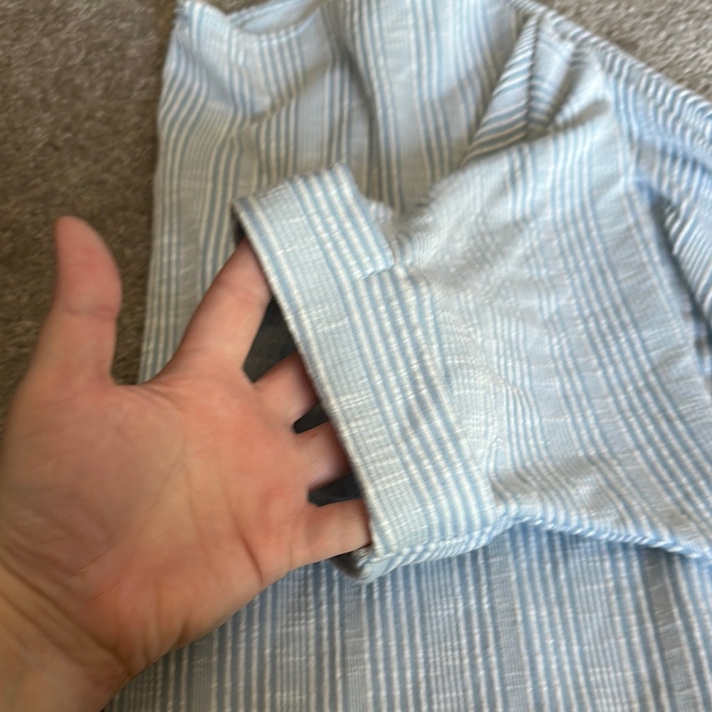 Striped Top in Light Blue - Picture 3 of 3